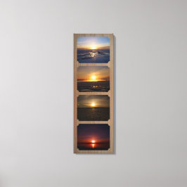 4 fotos lienzo envuelto de 12" x 36"