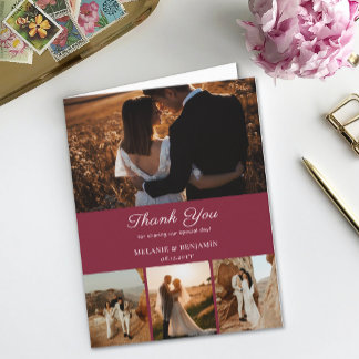 4 Fotos Rosa Flor Romántica Rosa Tarjeta de agrade