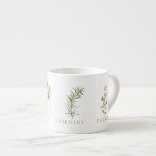 4 HIERBAS FRESAS Taza de Espresso