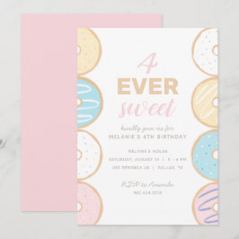 4 Invitación a la fiesta de cumpleaños de Pastel D