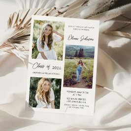 4 Invitación de graduación de fotos