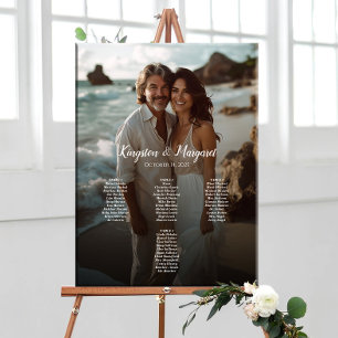 4 mesas elegante organigrama del boda de fotos