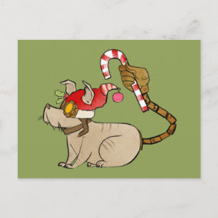 4 monstruos pequeños - Logo de la Navidad Tesla