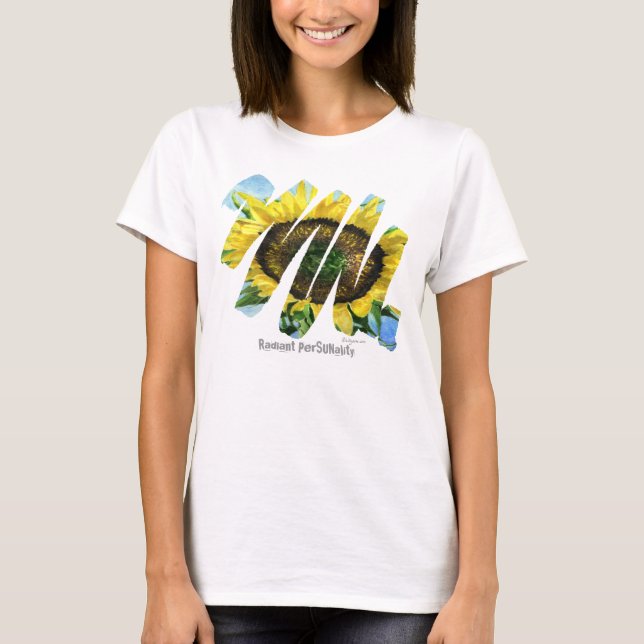 4 Mujeres Con Críticas De Girasol En Camiseta (Anverso)
