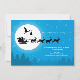 4 Navidades x 6 tarjeta Invitación de embarazo - P