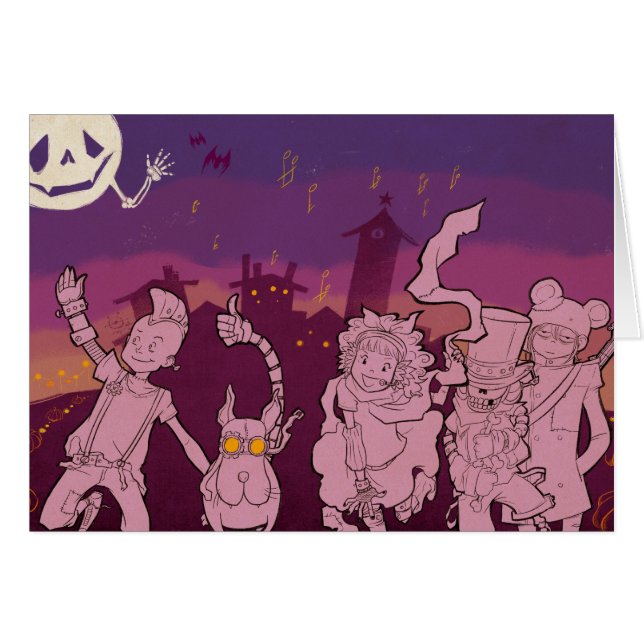 4 pequeños monstruos - música de la noche (Anverso (Horizontal))