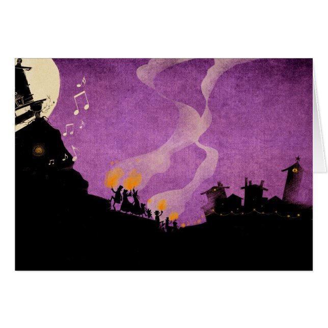 4 pequeños monstruos - noche de Halloween (Anverso (Horizontal))