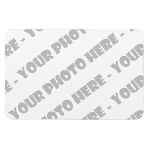 4" personalizado x 6" imán de la foto, crea sus