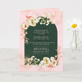 4 pg Programa de Boda Floral Hispánica Moda Biling