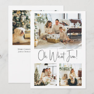 4 Plantilla de fotografía Oh qué Navidades diverti