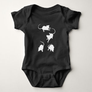 4 ratones blancos Toddler Top