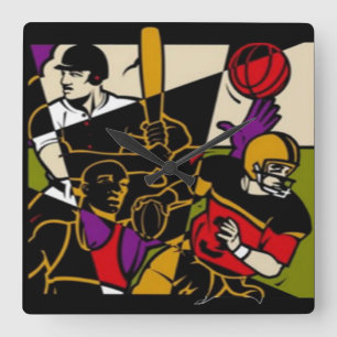 4 Reloj de pared deportiva