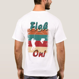 4 Rústicos Pescados En Camiseta Personalizada CON 