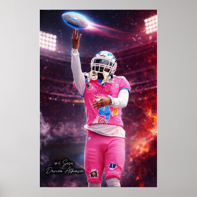 #4 Sosa Davien Atkinson Póster (Frente)