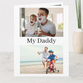 4 Tarjeta del Día del Padre Fotográfico de Admirin