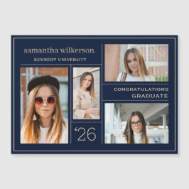 4 Tarjeta magnética para graduados de Collages de