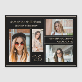 4 Tarjeta magnética para graduados de Collages de