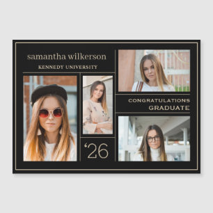 4 Tarjeta magnética para graduados de Collages de