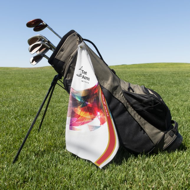 4 Tee Acres Toallas De Golf Personalizadas Multico (Verde)