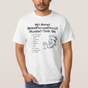 4ta camiseta anual del autodisparo de la albóndiga