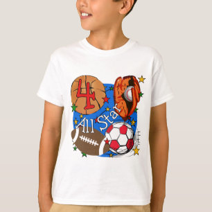 4tas camisetas y regalos del cumpleaños de All