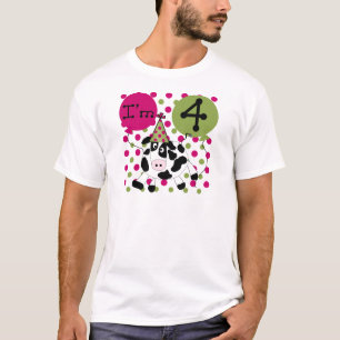4tas camisetas y regalos del cumpleaños de la vac