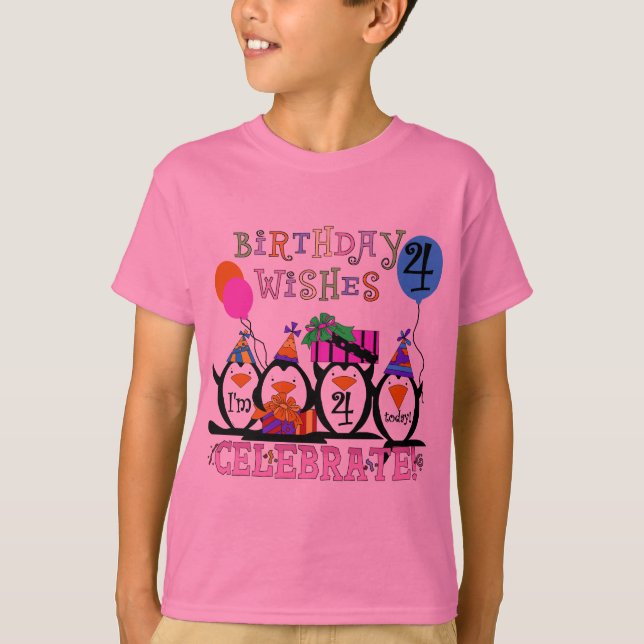 4tas camisetas y regalos del cumpleaños de los (Anverso)