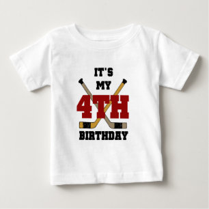 4tas camisetas y regalos del cumpleaños del hockey