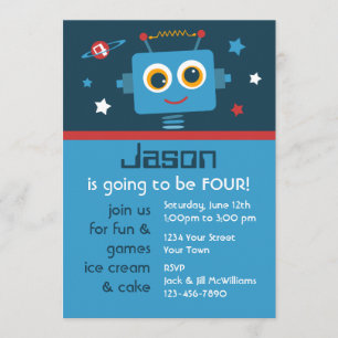 4tas invitaciones del personalizado del cumpleaños