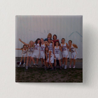 4to Botón del baloncesto de los chicas del grado
