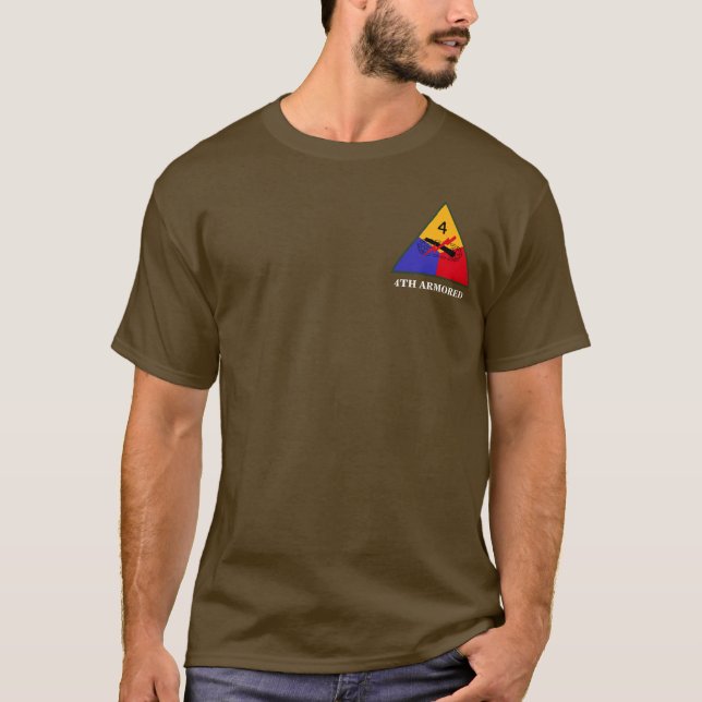 4to Camiseta larga de la manga de la división (Anverso)
