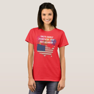 4to de la camisa de la reunión de familia de juli