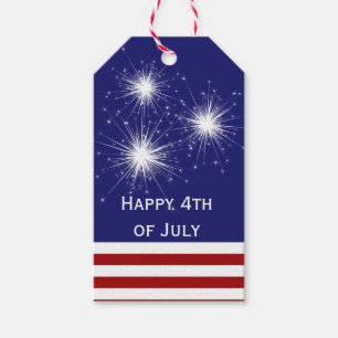 4to de la etiqueta 4 del Sparkler de julio