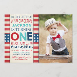 4to del Día de la Independencia de la invitación