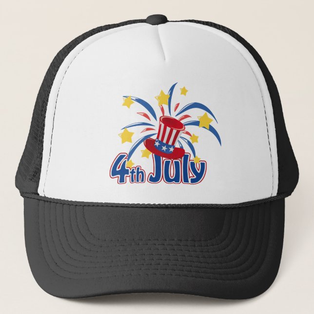 4to del gorra del Día de la Independencia de julio (Anverso)