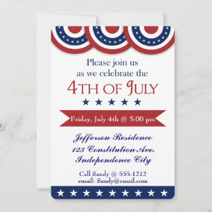 4to del personalizable de la invitación del fiesta