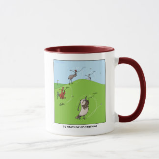 4to Día de taza del navidad (cuatro pájaros de