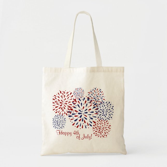 4to feliz de la bolsa de asas de los fuegos (Frente)