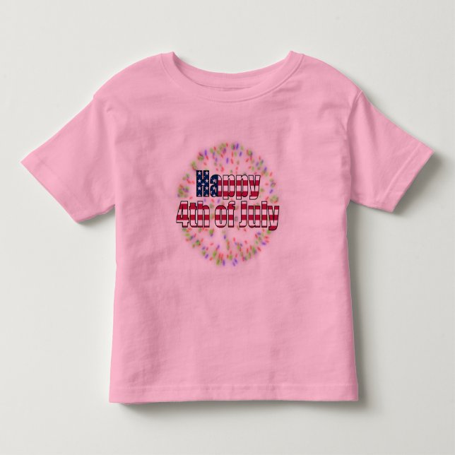 4to feliz de la camiseta del campanero del niño de (Anverso)