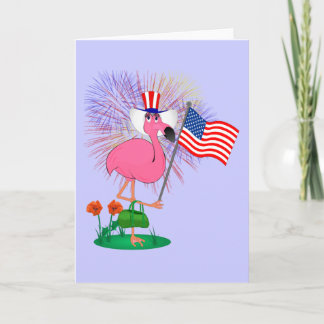 4to feliz divertido de la tarjeta de felicitación