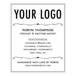 4x5 personalizado hecho a mano con el sello de gom