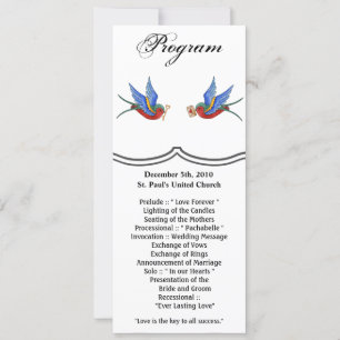 4x9.25 Tarjetas de programa Sparr tradicional de t