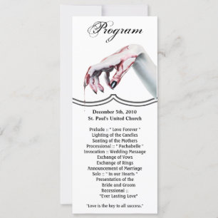 4x9.25 Tarjetas del programa bvzombie goteo de san