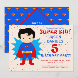 5ª Invitación a la fiesta de cumpleaños - ¡Super K