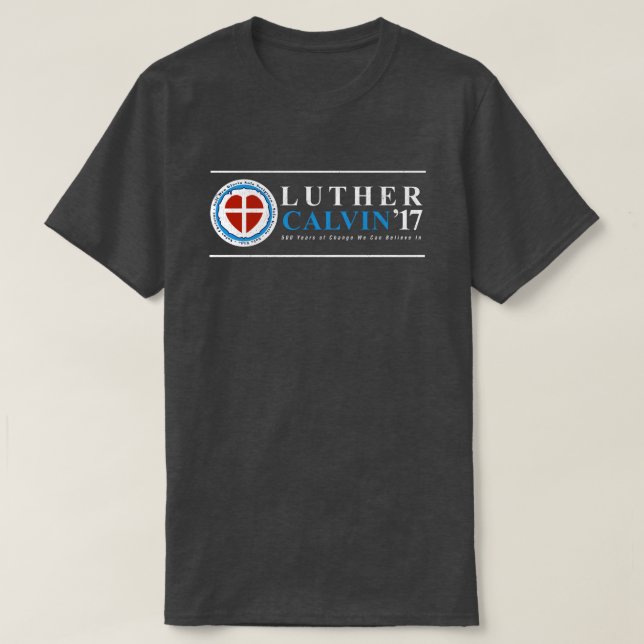 500o Camisa de Luther Calvin de la reforma del (Diseño del anverso)