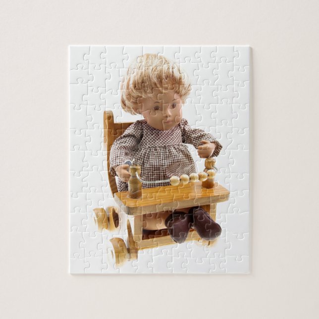 501 Sasha bebé Honey Sandy Rubia puzle (Vertical)