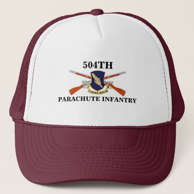 504TH GORRA de la INFANTERÍA del PARACAÍDAS (Anverso)