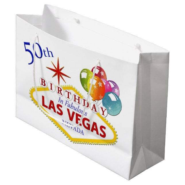 50.ª bolsa de regalo de cumpleaños de Las Vegas (Angulo Anverso)