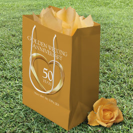 50.ª bolsa de regalo para la foto del aniversario