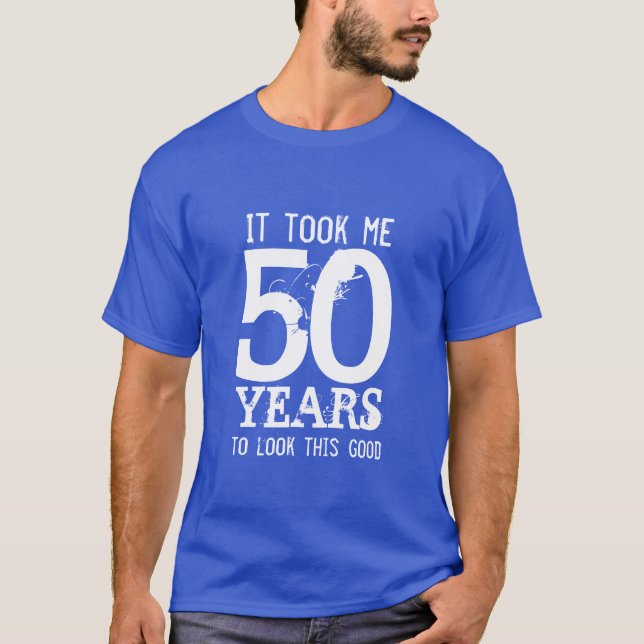 50.ª camiseta de cumpleaños | Personalizable (Anverso)